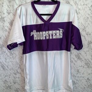 Dodger Womens Jersey “Lady Hoopsters”Purple and White Short Sleeve Size Small
